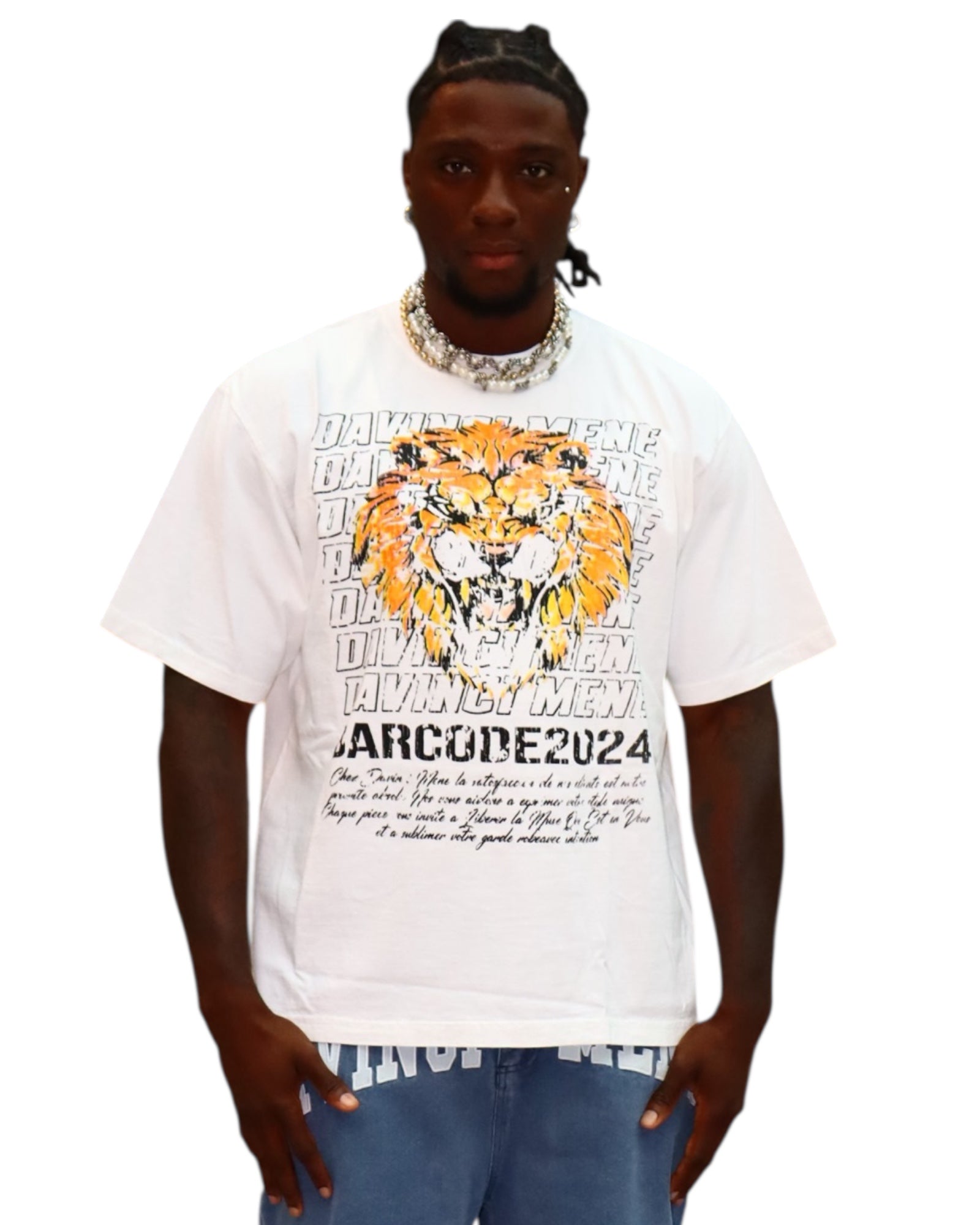 FEARLESS LION OVERSIZED GRAPHIC TEE
