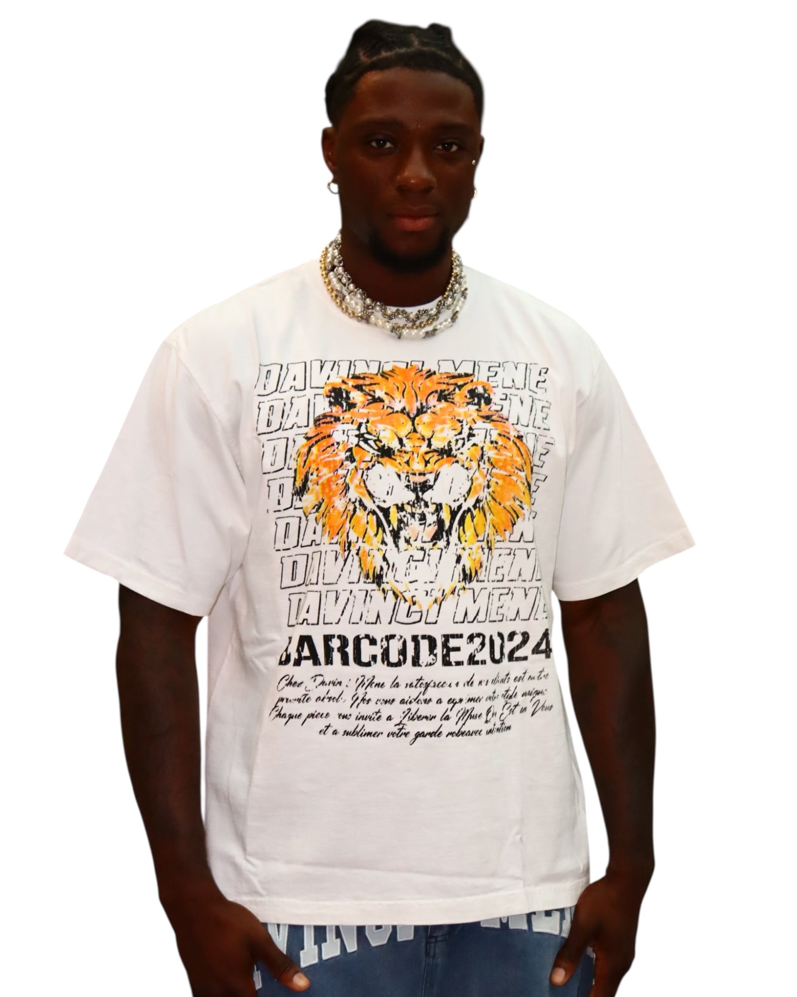 FEARLESS LION OVERSIZED GRAPHIC TEE
